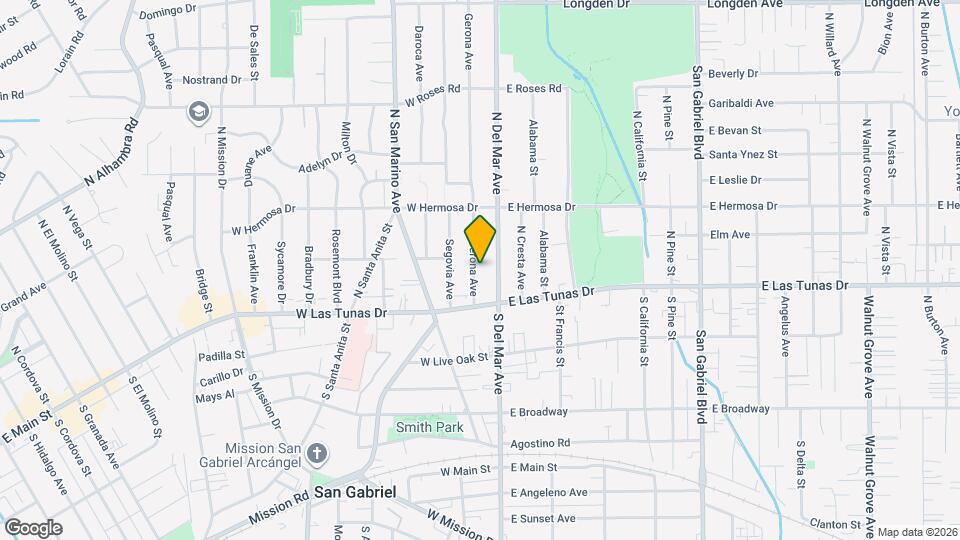 132 Gerona Ave Mapa y Detalles de la Ubicación