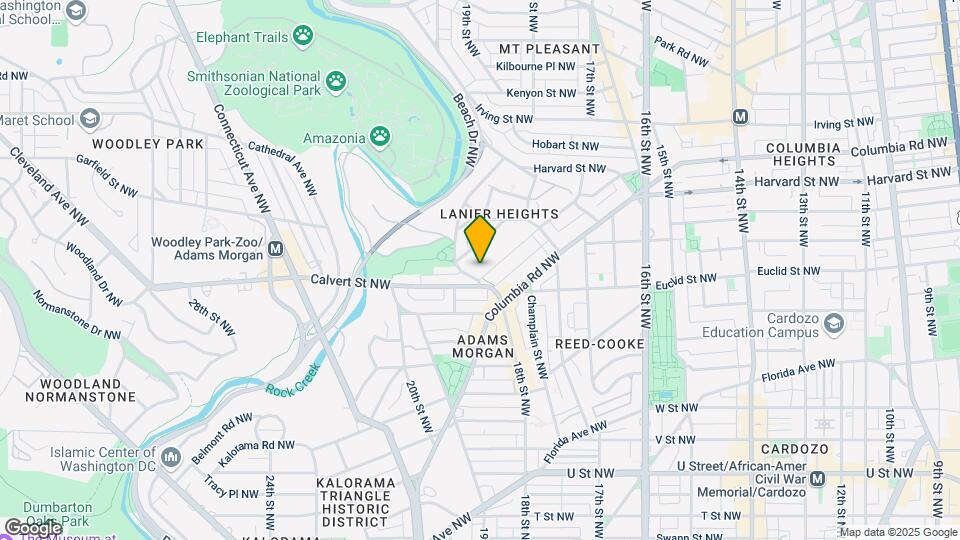 1795 Lanier Pl NW-Unit -3 Map and Location Details