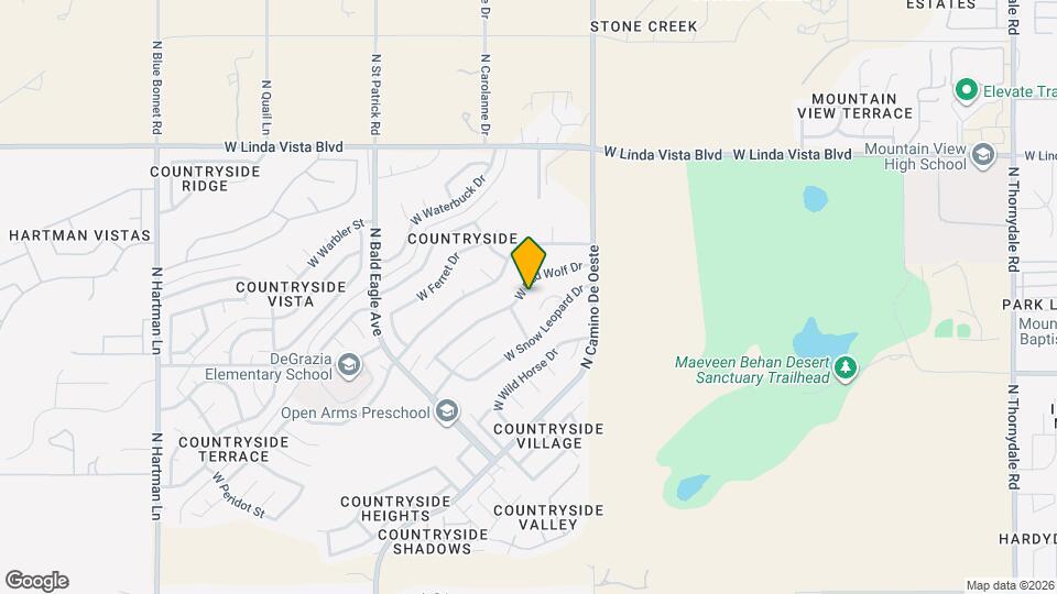 4741 W Red Wolf Dr Map and Location Details