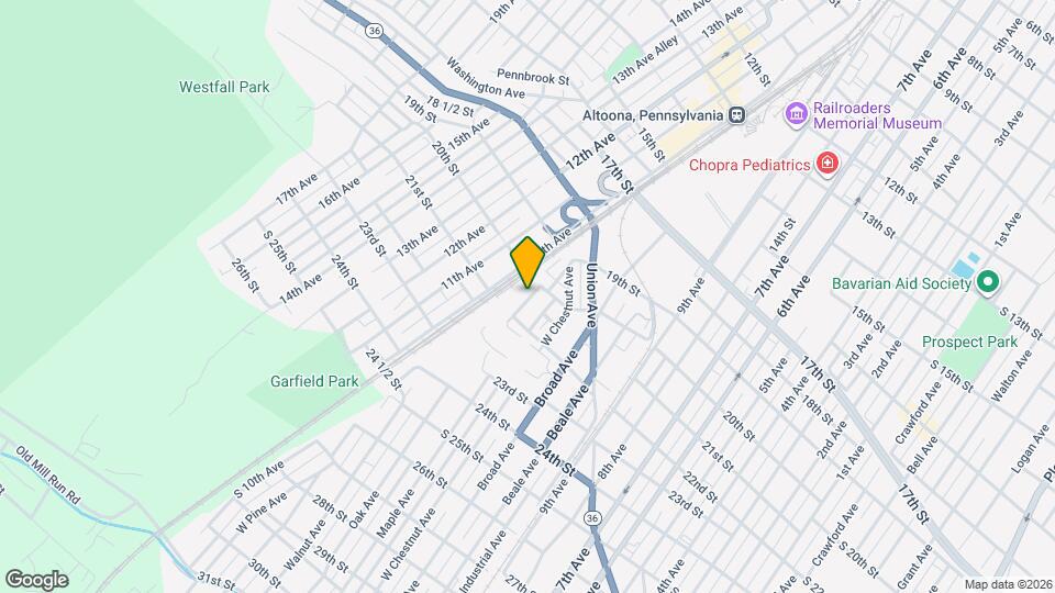 2012 Pine Ave Map and Location Details