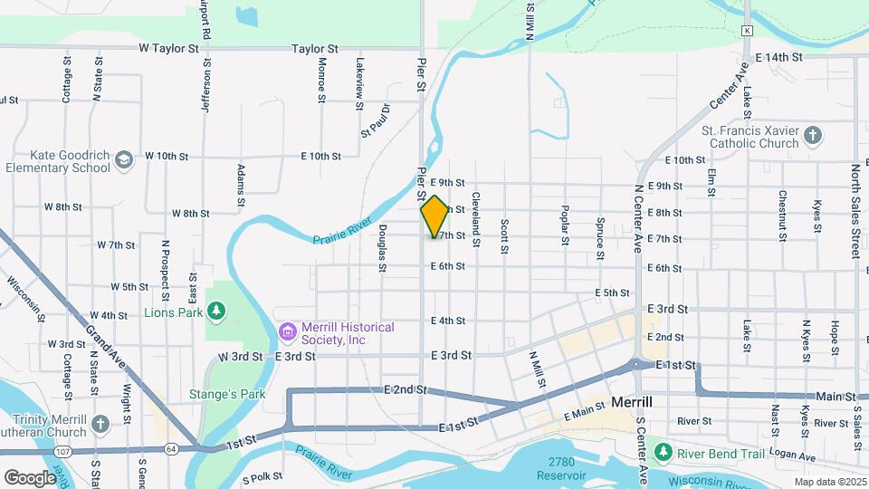 505 E 7th St Map and Location Details