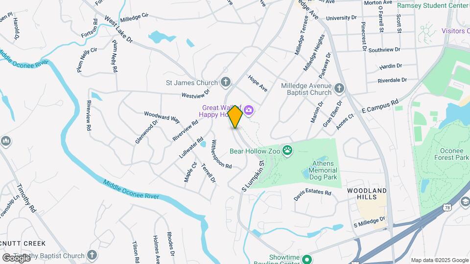 2110 S Lumpkin St Map and Location Details