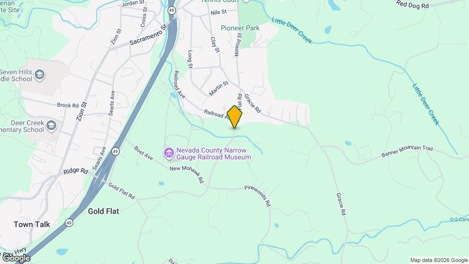 862 Gold Flat Rd Map and Location Details