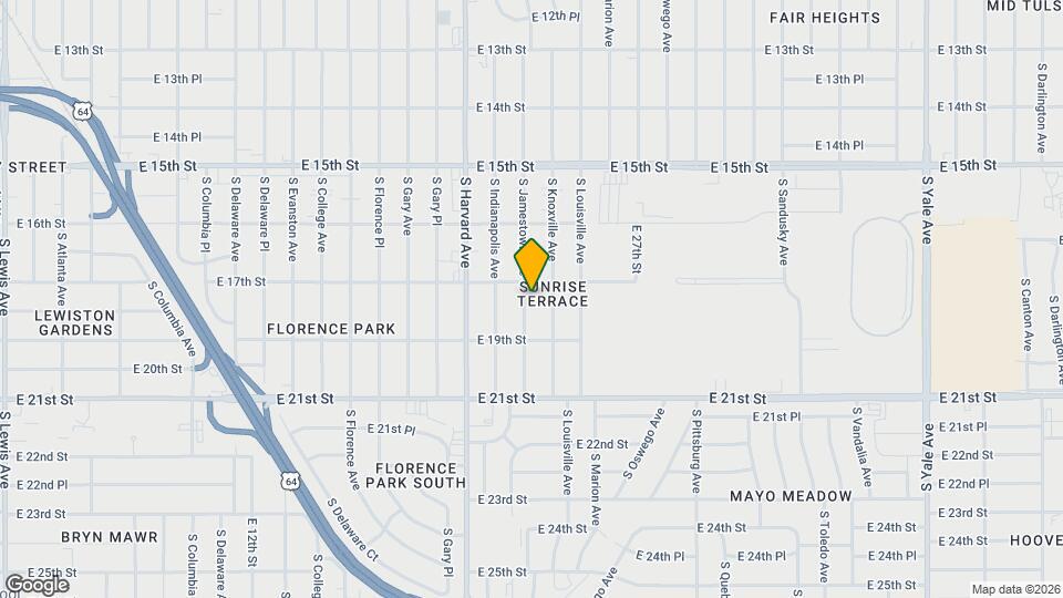 1711 S Jamestown Ave, Unit 1711 Mapa y Detalles de la Ubicación