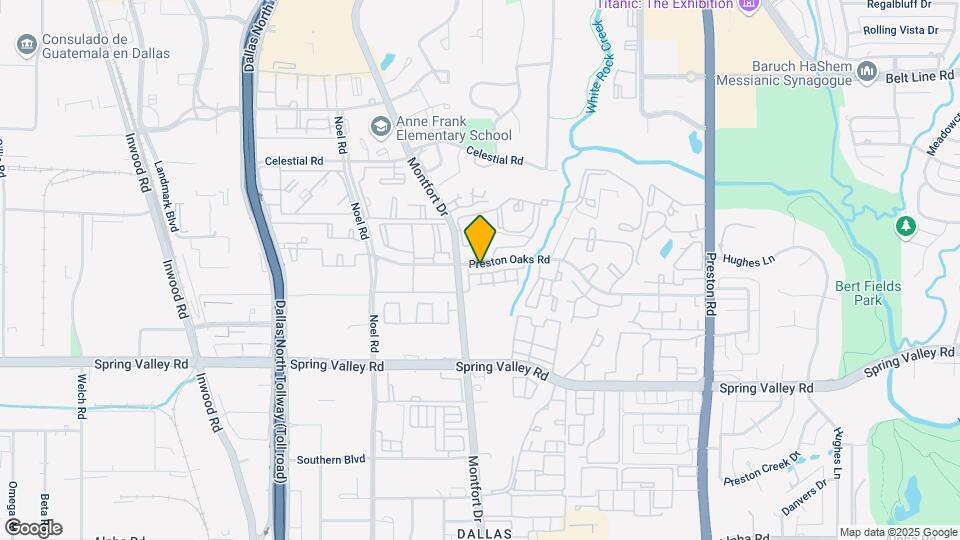 5616 Preston Oaks Rd, Unit 202 Map and Location Details