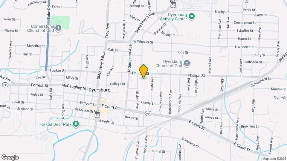 308 Williams Dr Map and Location Details