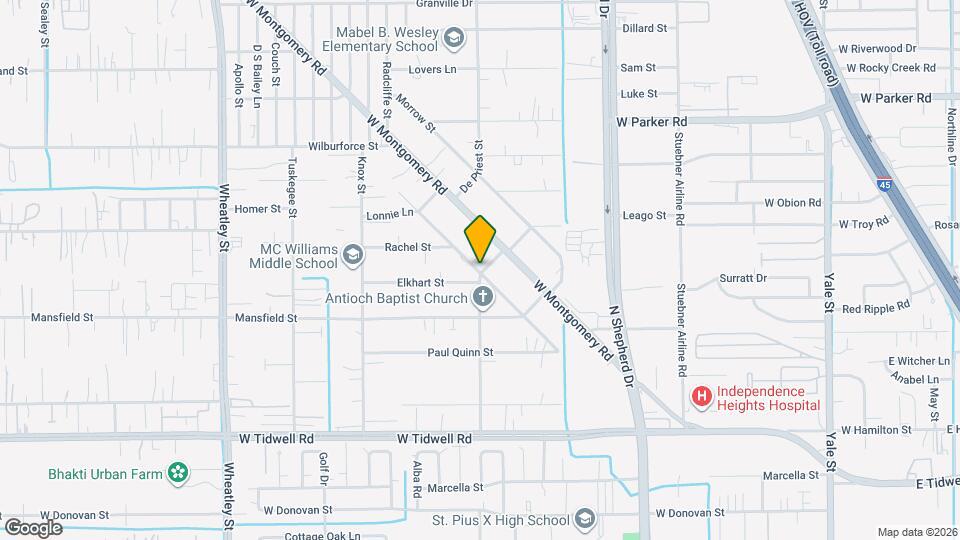 6204 Maybell St Map and Location Details