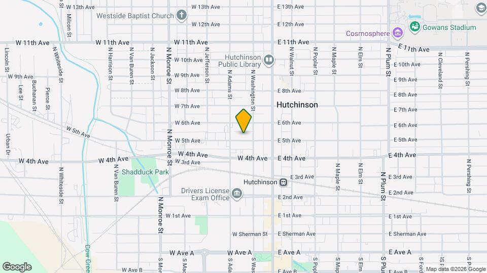 110 W 5th Ave Mapa y Detalles de la Ubicación