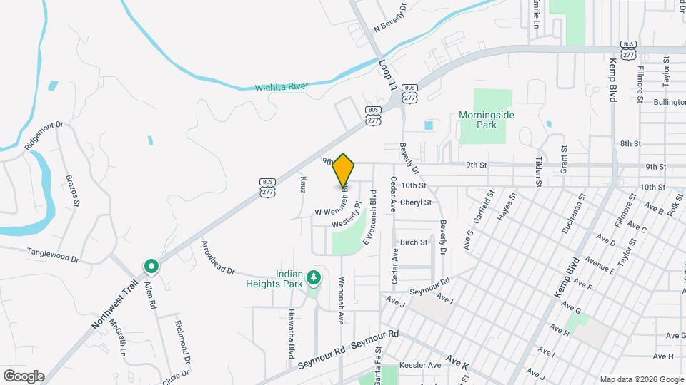 1004 W Wenonah Blvd Map and Location Details