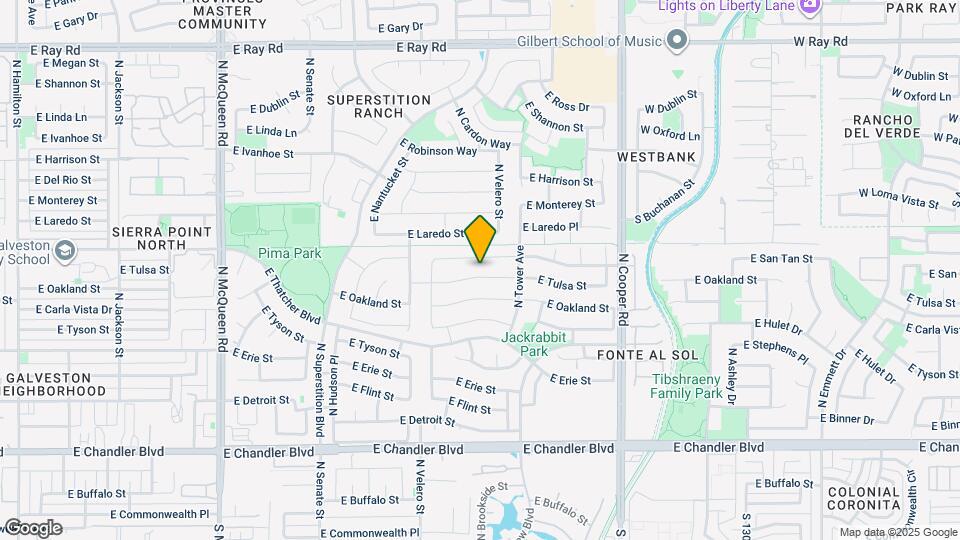 1622 E Tulsa St Map and Location Details