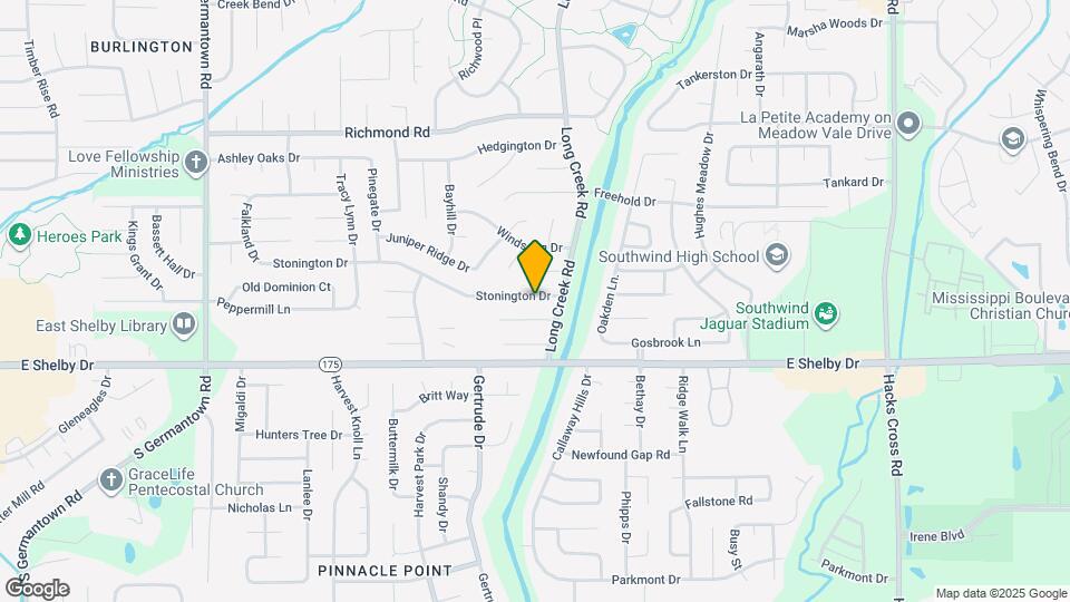 7637 Stonington Dr Map and Location Details