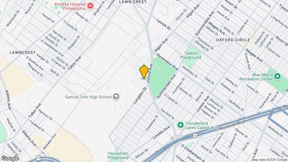 5931 Elmhurst St Map and Location Details