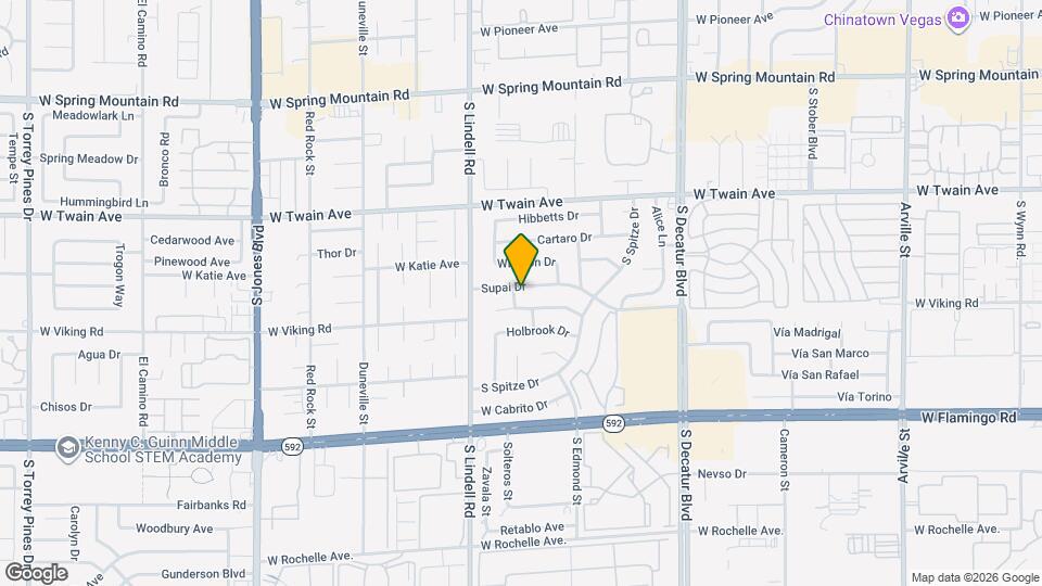 5341 Supai Dr Mapa y Detalles de la Ubicación