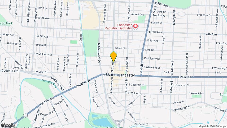 204 N Columbus St Map and Location Details