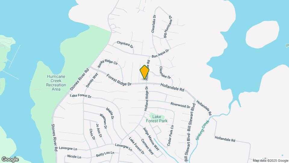 805 Forest Ridge Dr Map and Location Details