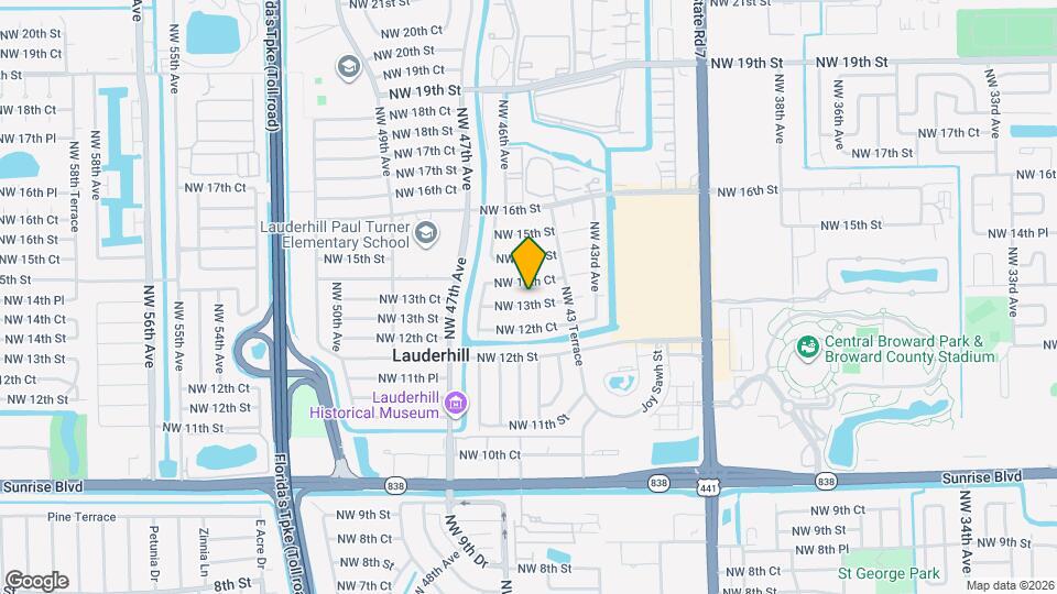 4431 NW 13th St Map and Location Details