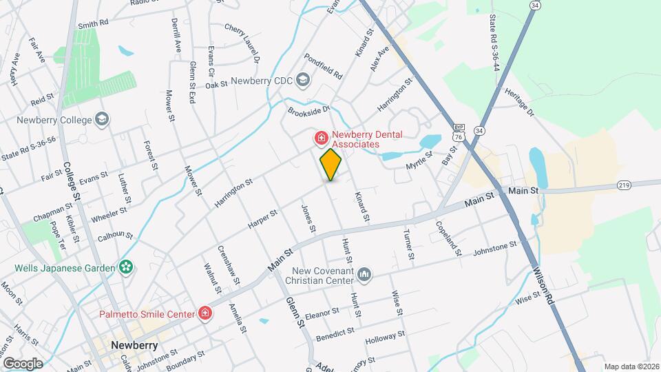 1254 Hunt St Map and Location Details