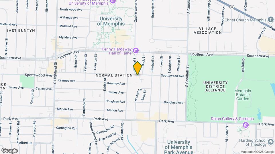 3863 Spottswood Ave Map and Location Details