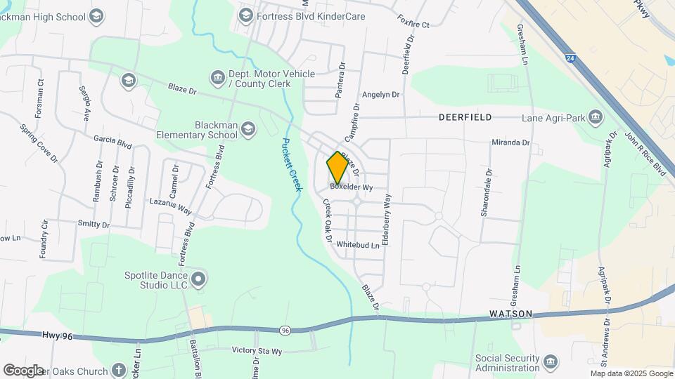 3519 Boxelder Wy Map and Location Details