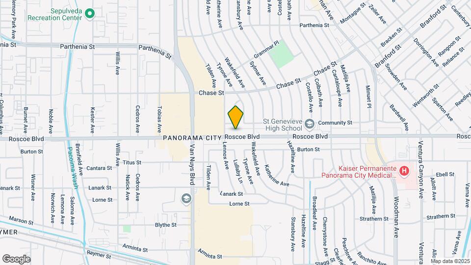 14307 Roscoe Blvd, Unit 205 Mapa y Detalles de la Ubicación