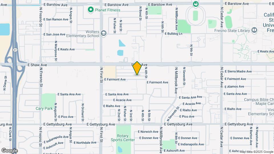 3373 E Fairmont Ave Mapa y Detalles de la Ubicación