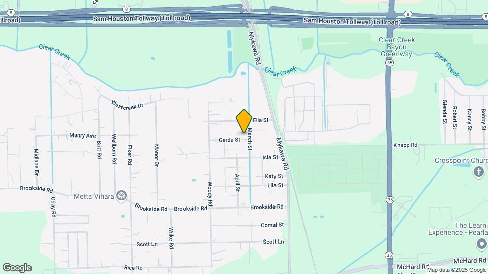 6915 Gerda St Map and Location Details