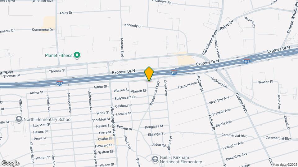 53 Winfield Ave Map and Location Details