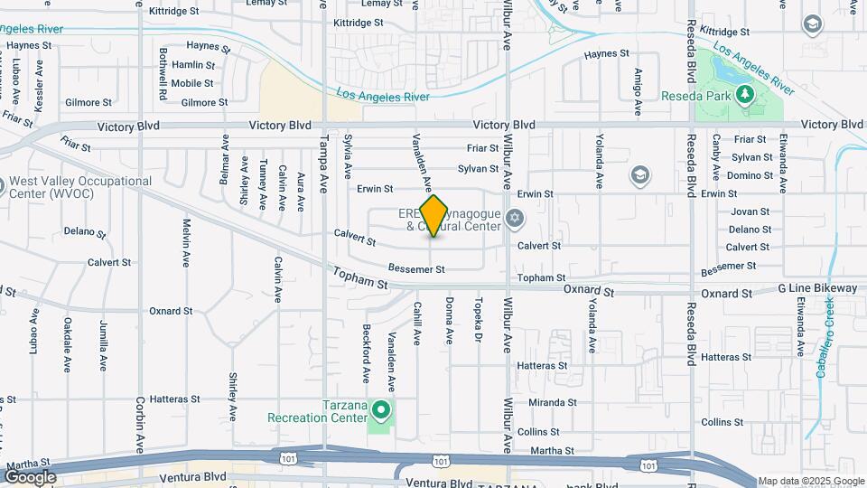 19041 Calvert St Map and Location Details