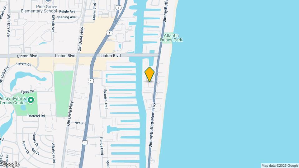 Delray Beach Club Residences Map and Location Details