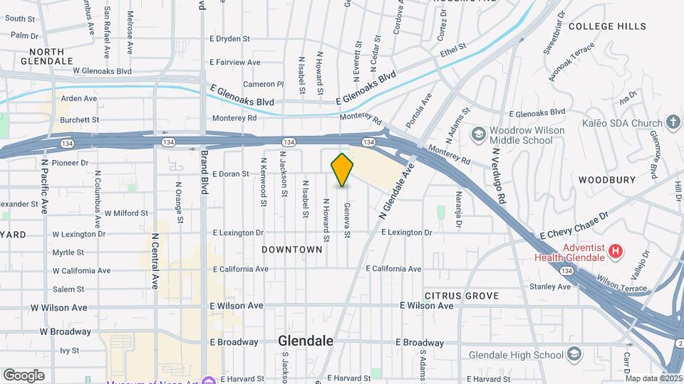 517 Geneva St, Unit B Mapa y Detalles de la Ubicación