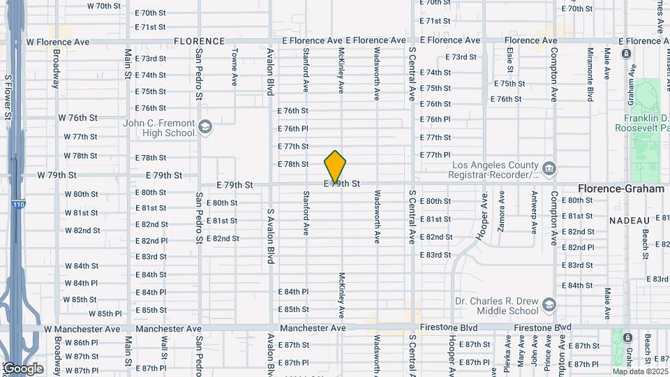 750 E 79th St Mapa y Detalles de la Ubicación