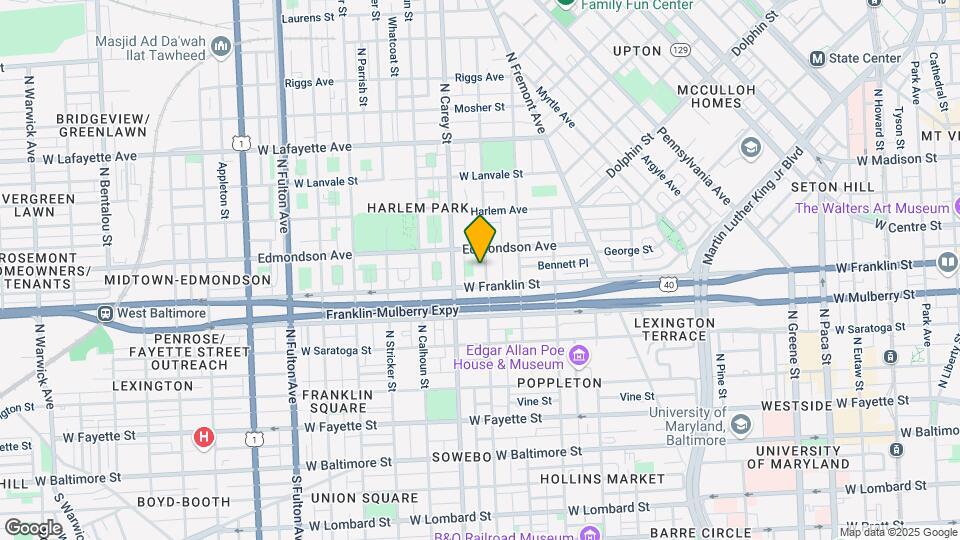 518 N Carrollton Ave Map and Location Details
