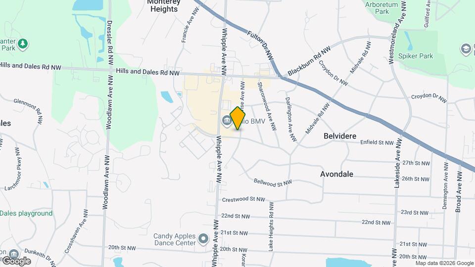 4305 Avondale Ln NW Map and Location Details