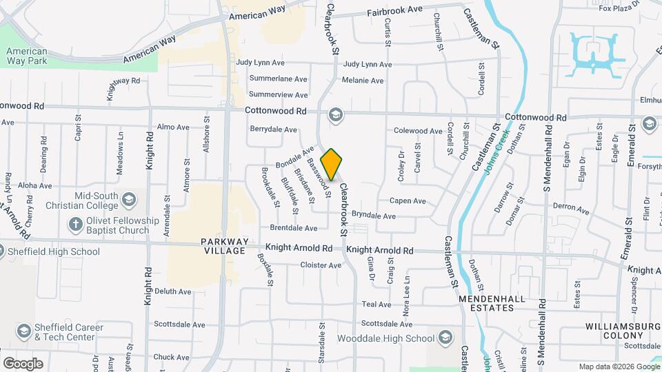 3054 Basswood St Map and Location Details