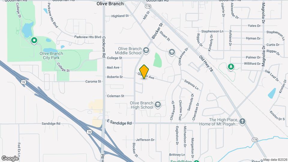 6338 McClendon Cir S Map and Location Details