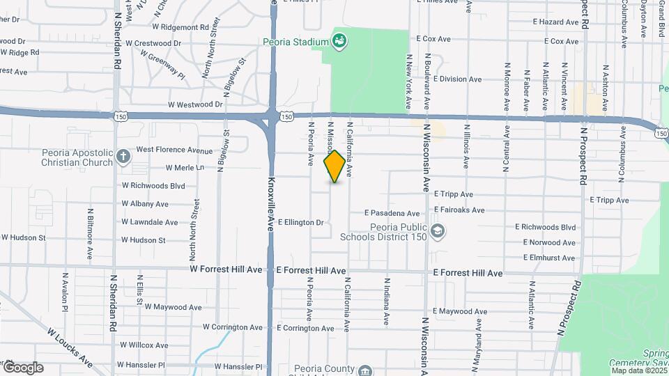 3406 N Missouri Ave Map and Location Details