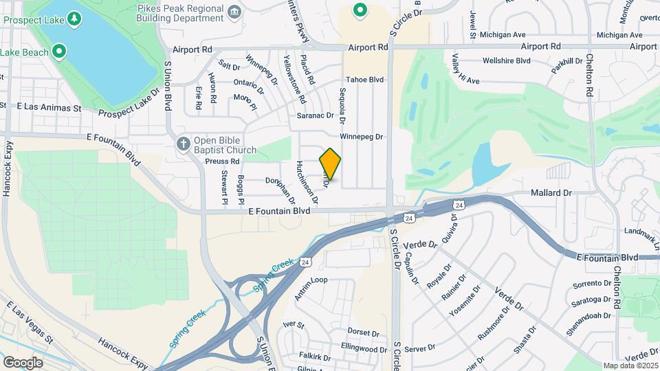 931 Hayden Dr Map and Location Details
