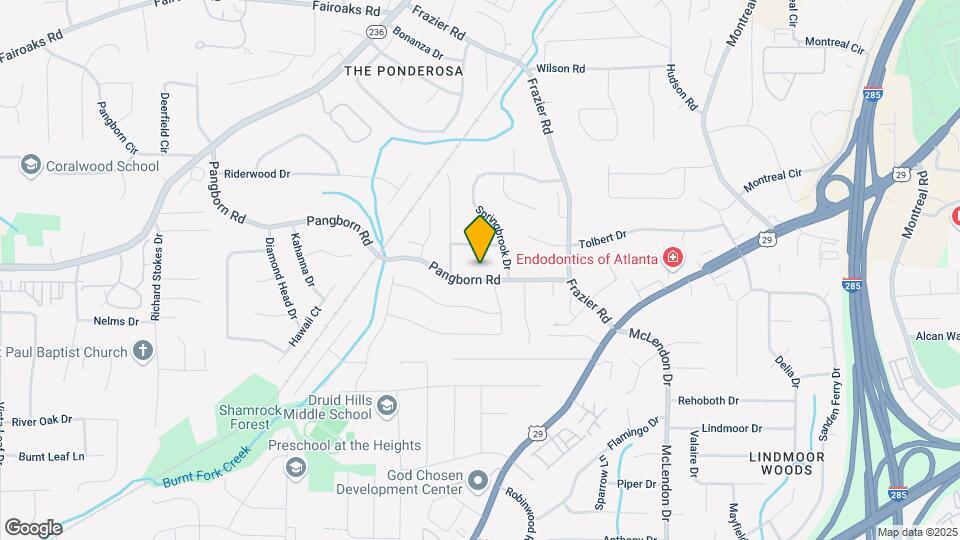 2942 Pangborn Rd, Unit ADU Mapa y Detalles de la Ubicación