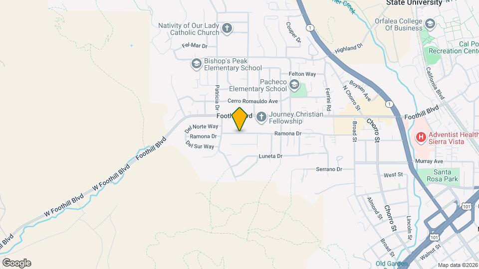 265 Ramona Dr Map and Location Details