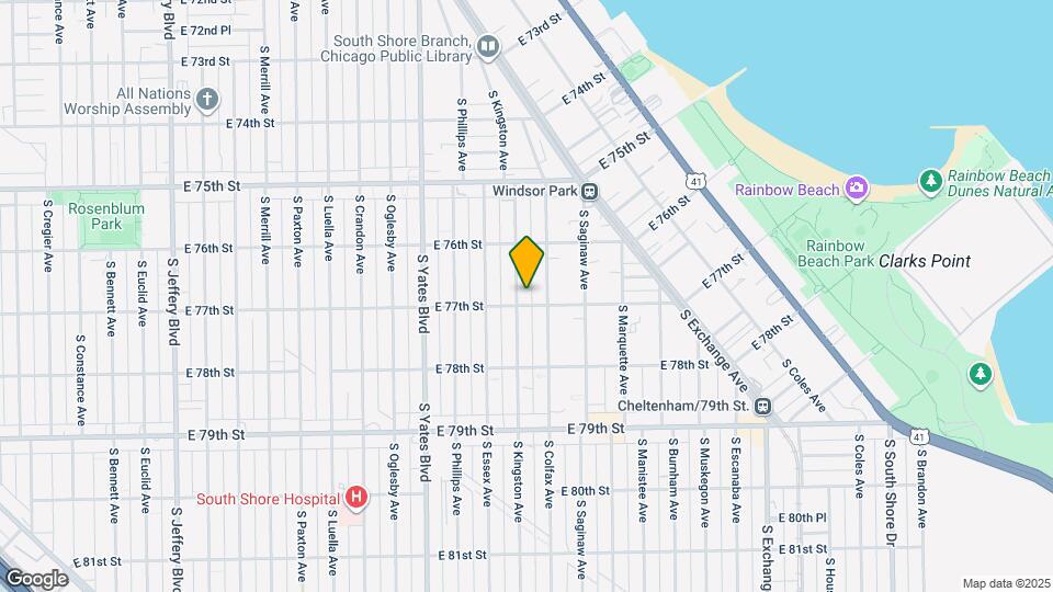 7653 S Kingston Ave Mapa y Detalles de la Ubicación