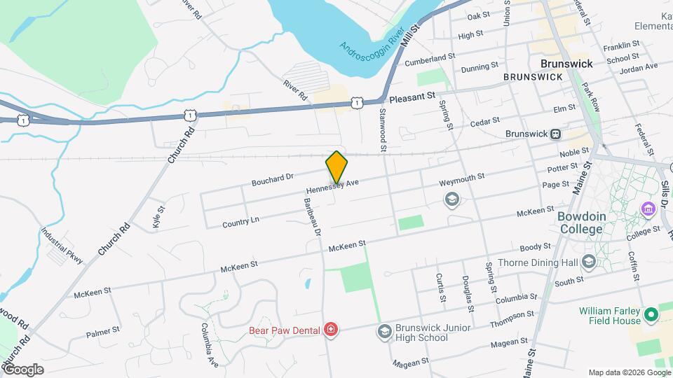 53 Hennessey Ave Map and Location Details