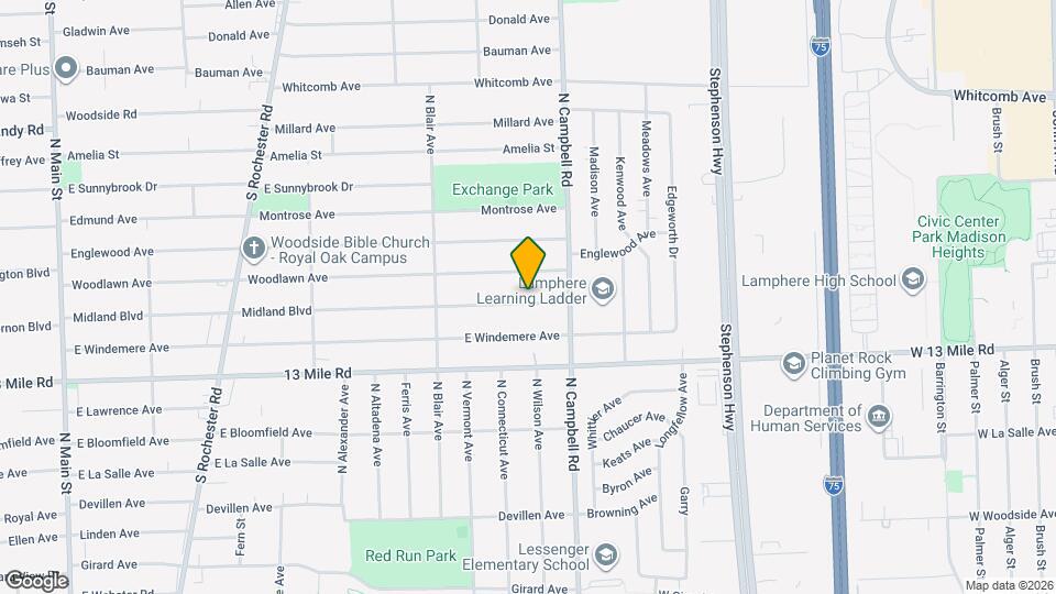 1519 Midland Blvd Map and Location Details