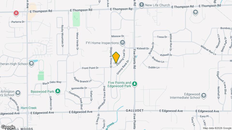 5532 Floating Leaf Dr Map and Location Details