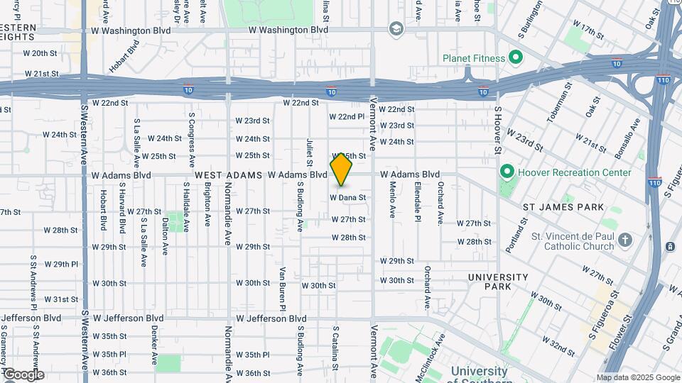 Dana Street Apartments Mapa y Detalles de la Ubicación