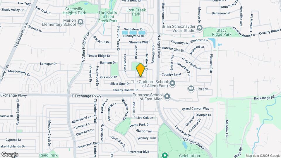 1538 Cliff Creek Dr Map and Location Details