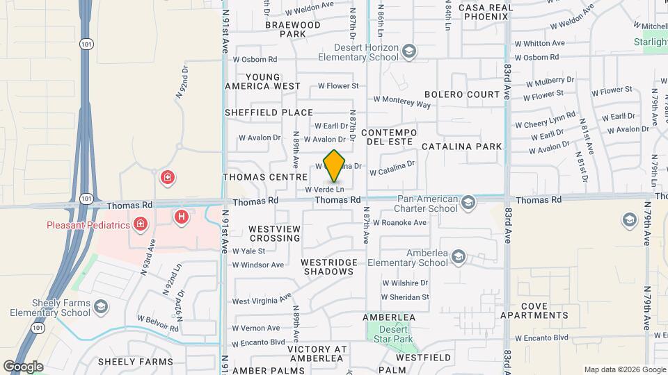 2916 N 87th Ln Map and Location Details