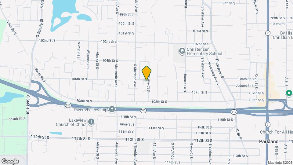 1210 106th St S Map and Location Details