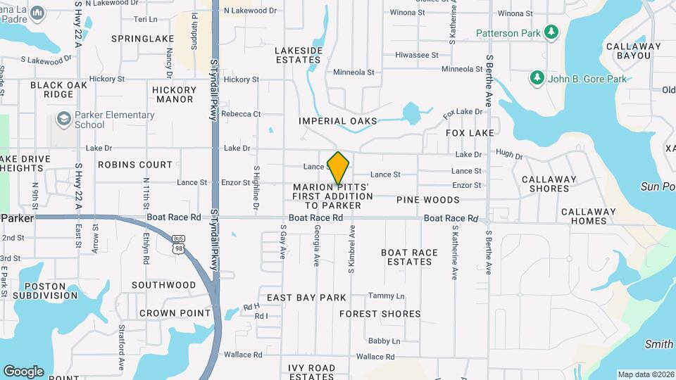 6036 Enzor St Map and Location Details