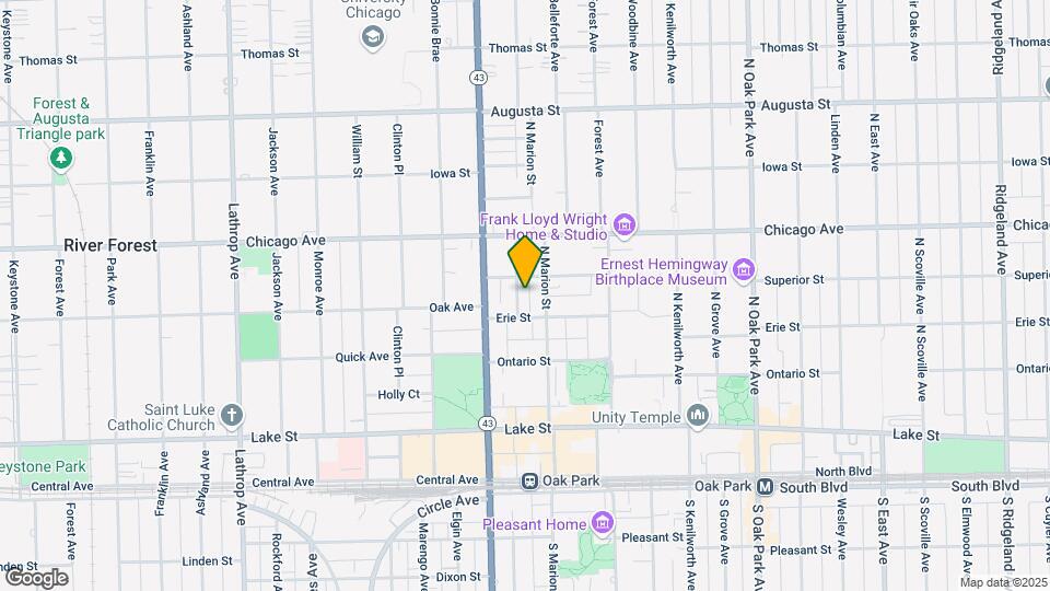 314 N Maple Ave Map and Location Details