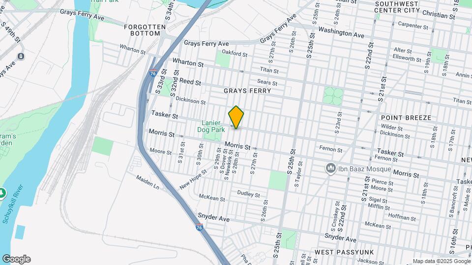 1617 S Newkirk St Map and Location Details